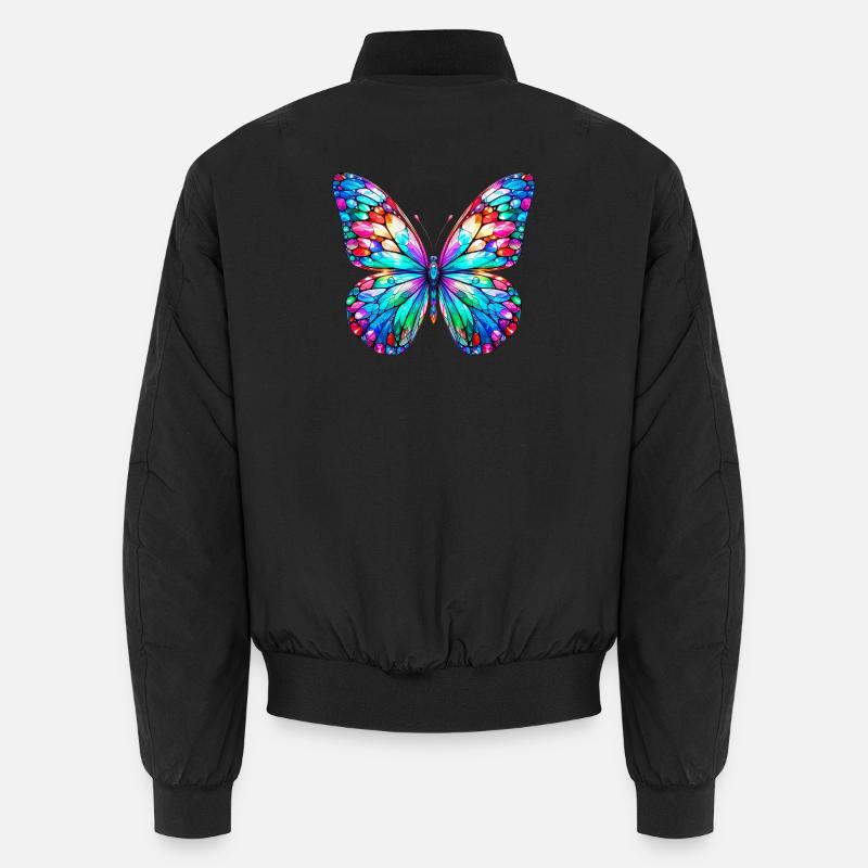 Schmetterling Unisex Bomberjacke