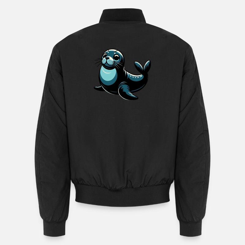 Seal Unisex Bomber Jacket