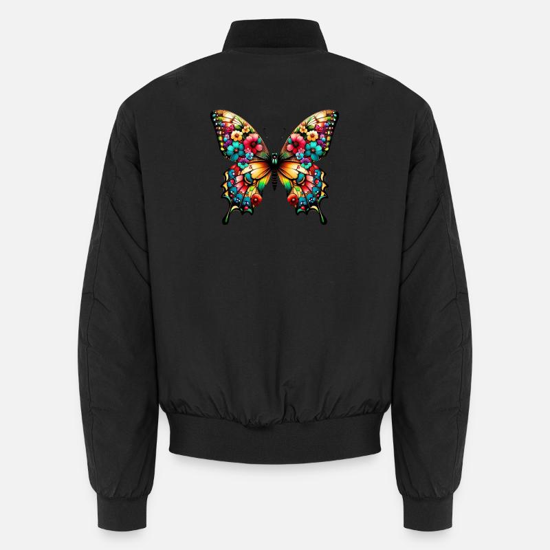 Schmetterling Unisex Bomberjacke