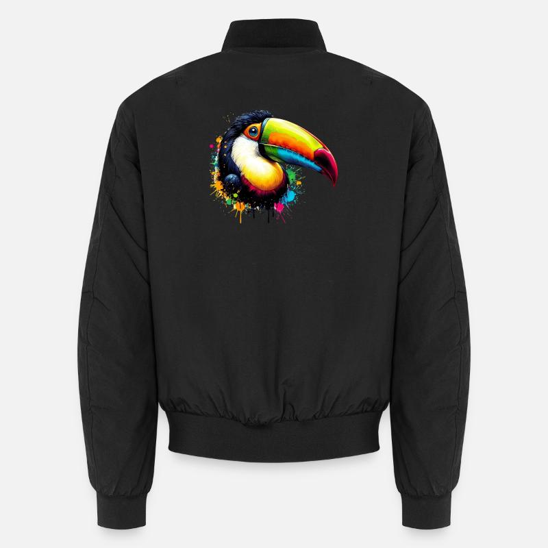 Toucan - Bomber unisexe - noir