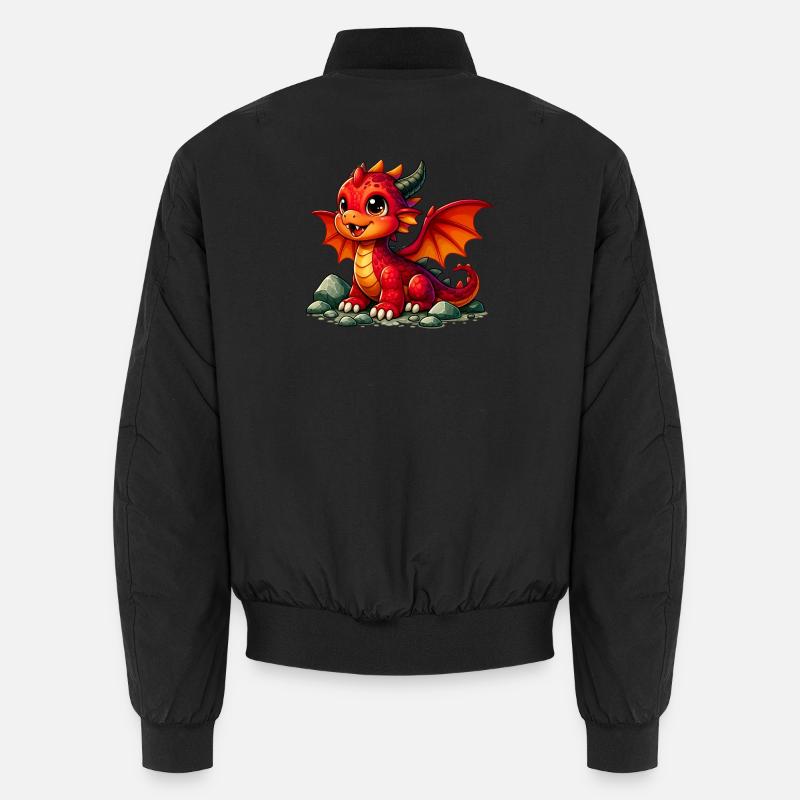 Dragon - Unisex Bomber Jacket - black