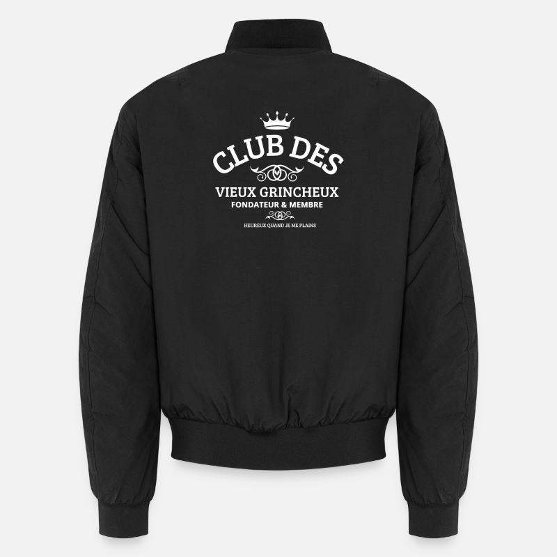 retired, retired, senior, elderly Unisex Bomber Jacket