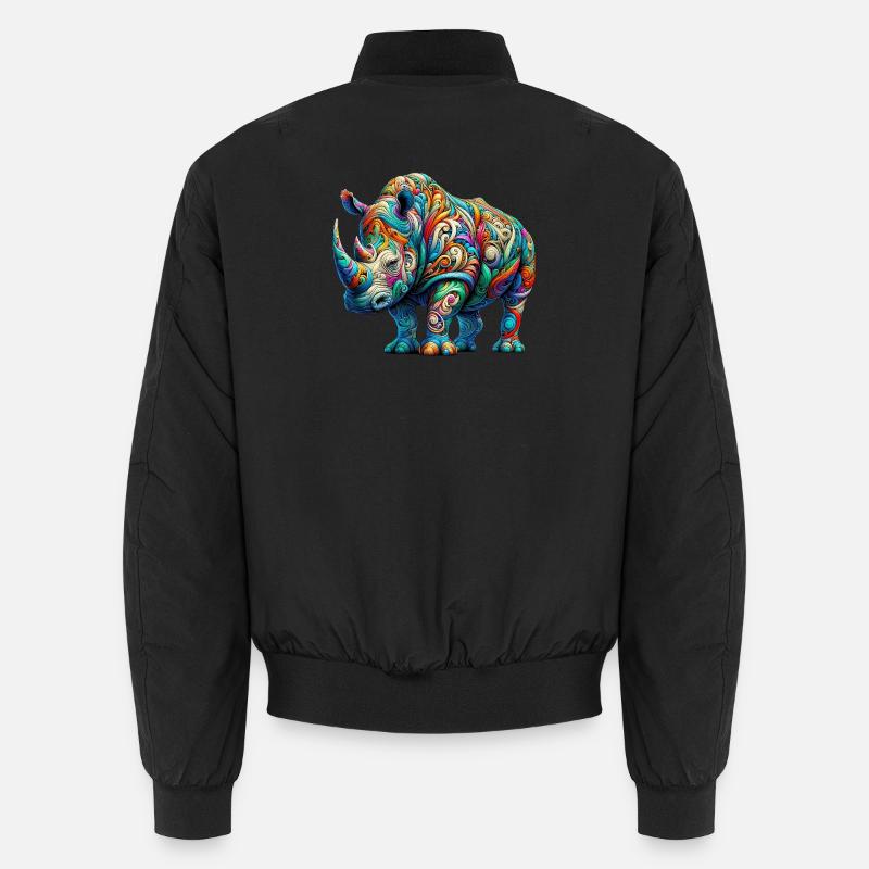 Rhinocéros Bomber unisexe