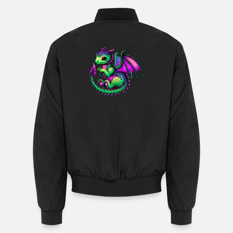 Dragon - Unisex Bomber Jacket - black