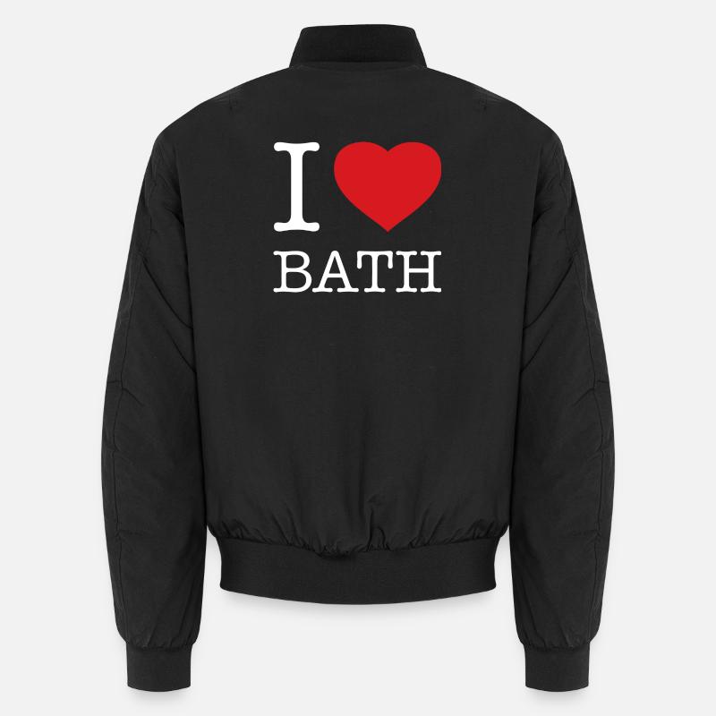I LOVE BATH Unisex Bomber Jacket