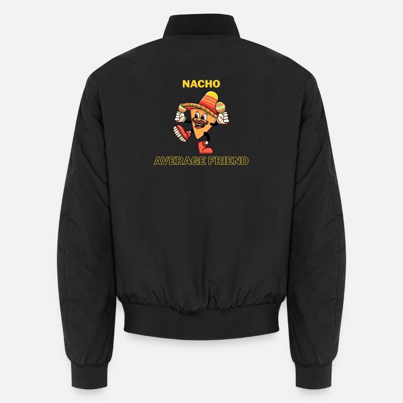 Nacho Average Friend - Unisex Bomber Jacket - black