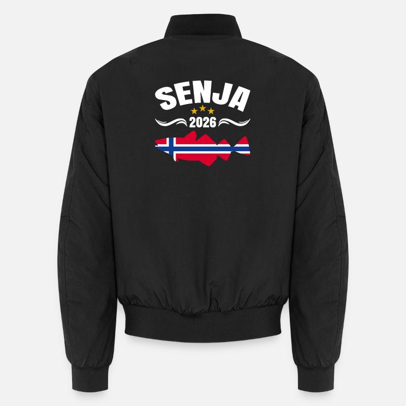 Senja Angeltour Norwegen 2026 Unisex Bomberjacke