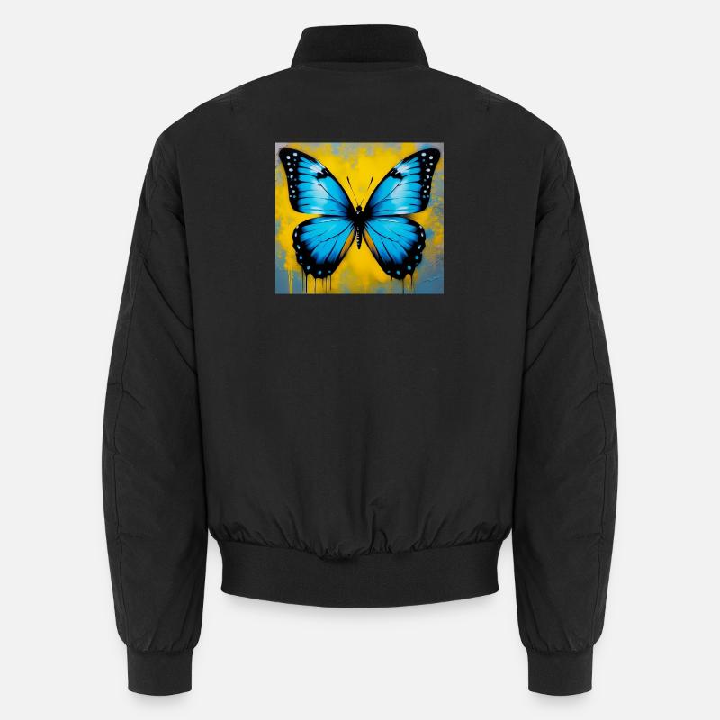 papillon - Bomber unisexe - noir