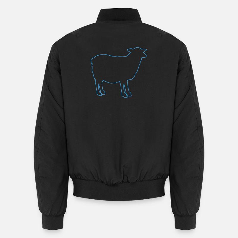 Silhouette de mouton Bomber unisexe