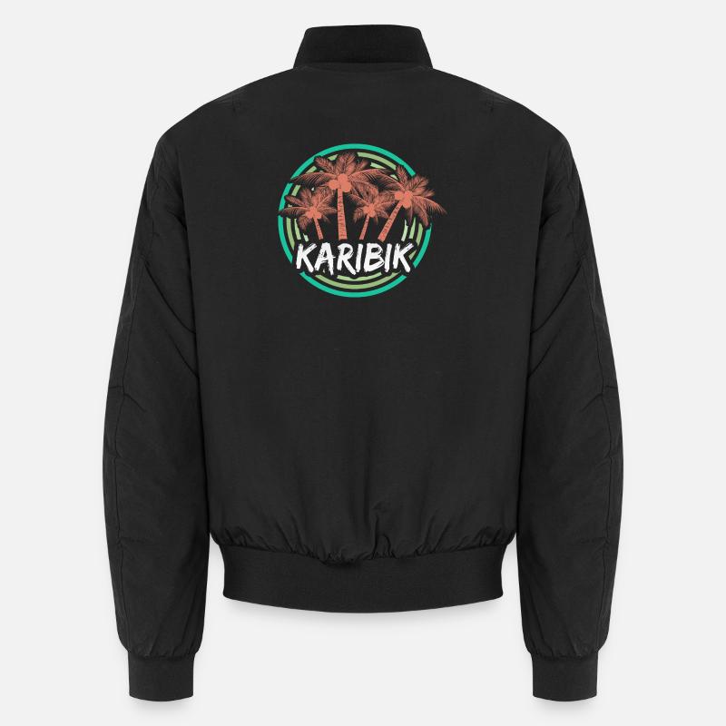 Urlaub Karibik - Unisex Bomberjacke - Schwarz