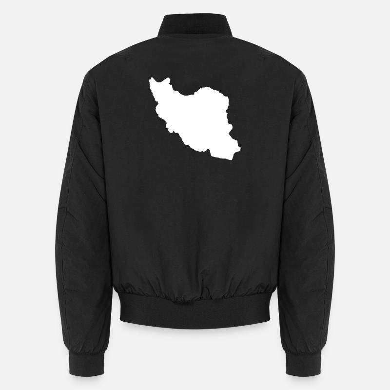 Iran Silhouette Unisex Bomberjacke