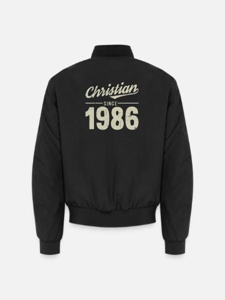 Christian style since 1986 - Unisex Bomber Jacket - black
