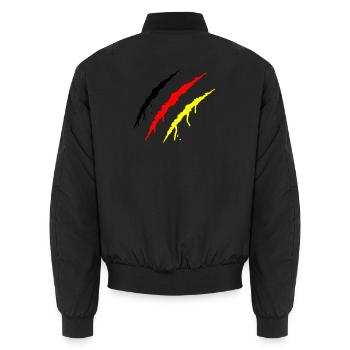 krallen_deutschland - Bomber unisexe - noir - Dos - AI Model Male 185 light (185cm)