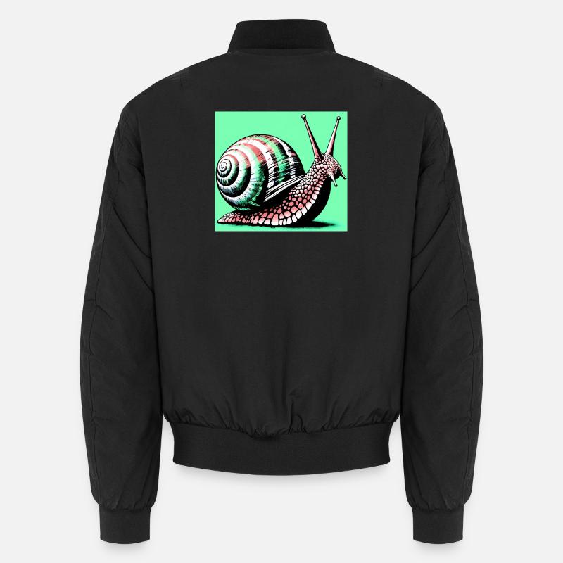 Escargot Bomber unisexe