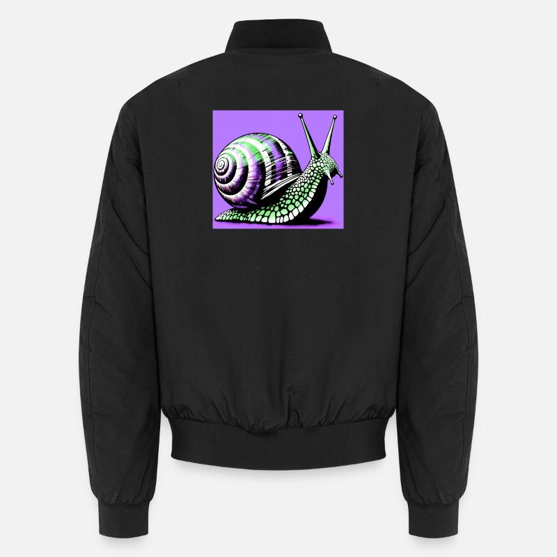 Schnecke Unisex Bomberjacke