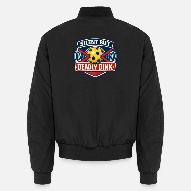 Silent Dink Bowling Joke Unisex Bomber Jacket