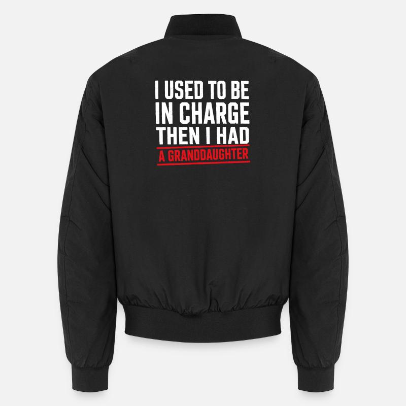 Früher Chef Jetzt Großmutter - Unisex Bomber Jacket - black