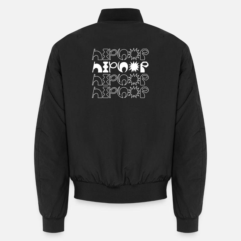 Hip Hop music Repetition Pattern Unisex Bomber Jacket