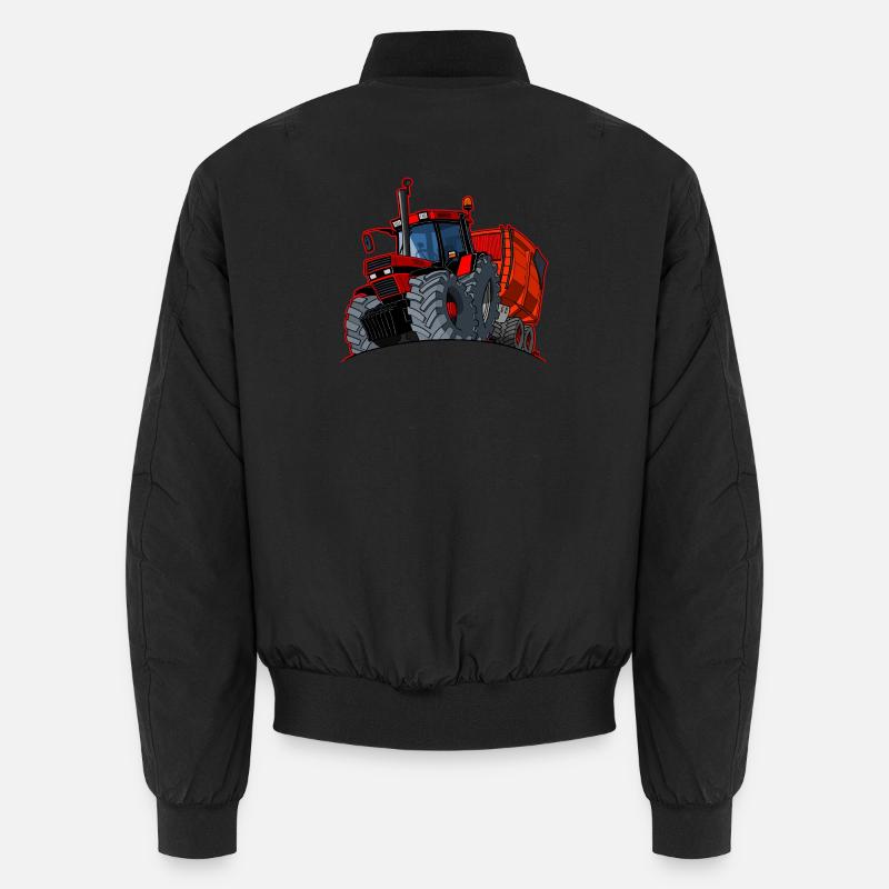 0856 case cart red border Unisex Bomber Jacket