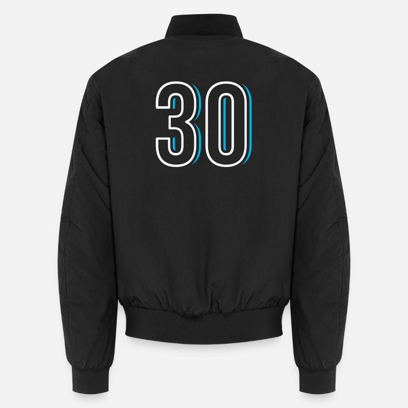 Number 30 - Thirty Unisex Bomber Jacket