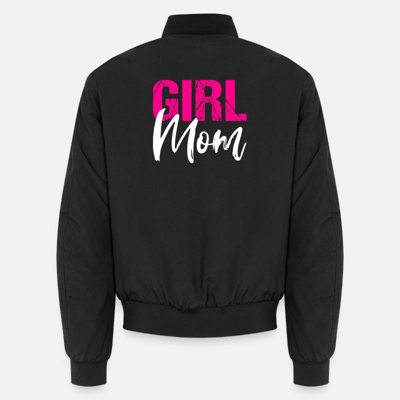 Pige Mor Datter Mor Mor - Unisex bomberjakke - sort