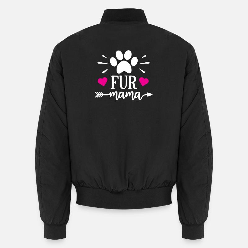 Fur Mama Unisex Bomber Jacket