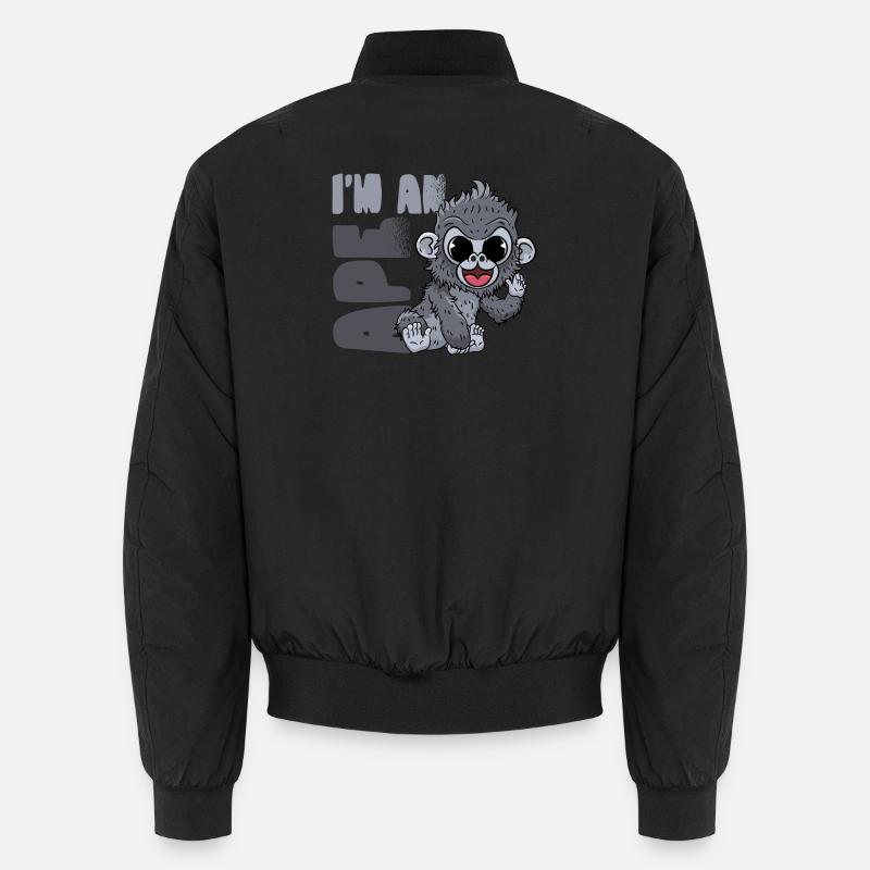 Gorilla Monkey Unisex Bomber Jacket