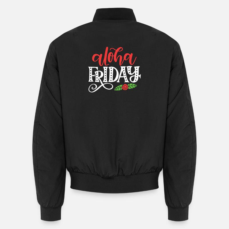 Aloha Vendredi - Bomber unisexe - noir