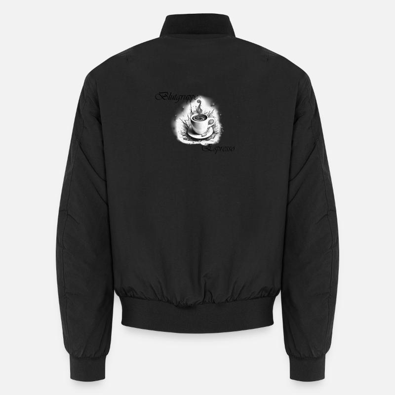 Blood type espresso 2 Unisex Bomber Jacket