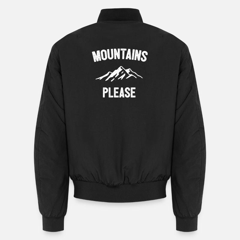 Montagnes s’il vous plaît Bomber unisexe
