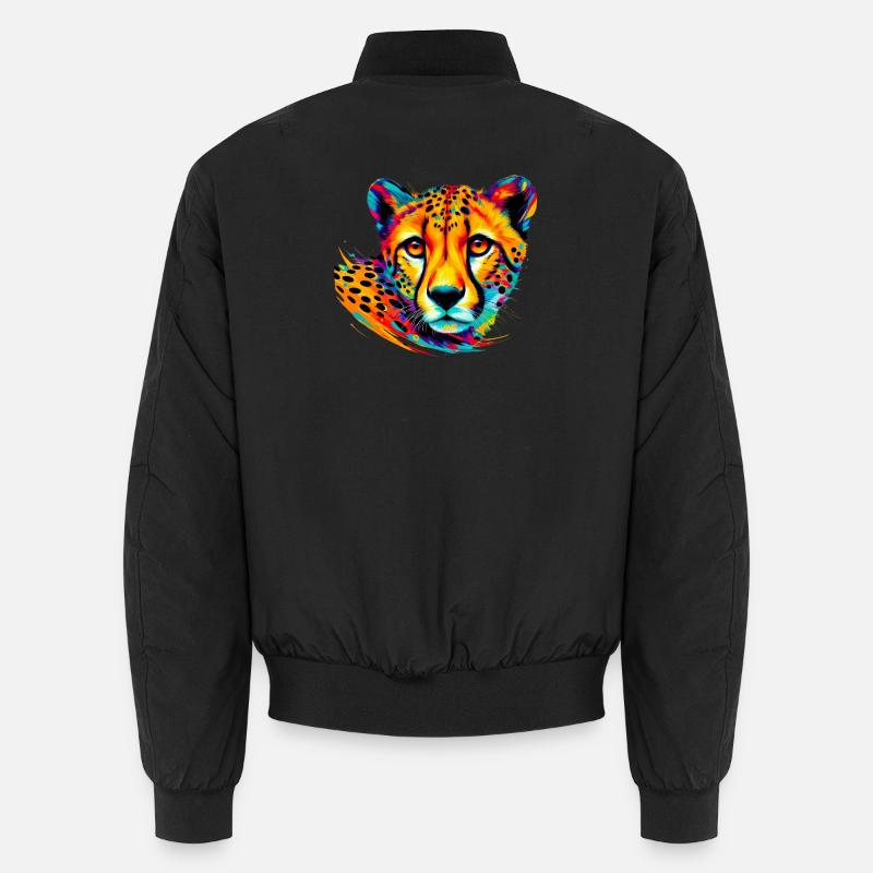 Cheetah - Unisex Bomber Jacket - black