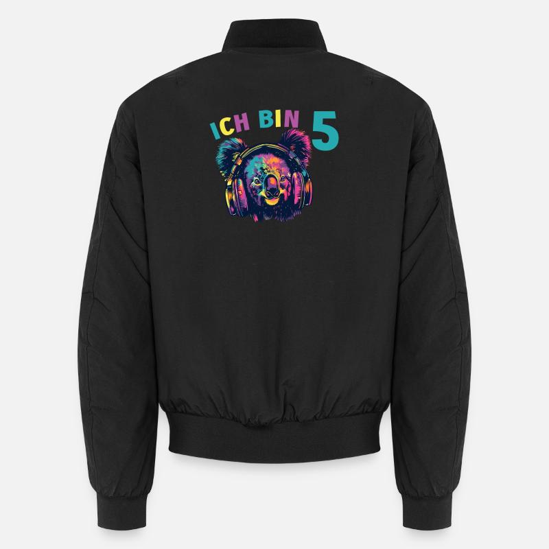 Koalabär Koalabären Koala 5 Geburtstag 5 Jahre Unisex Bomberjacke