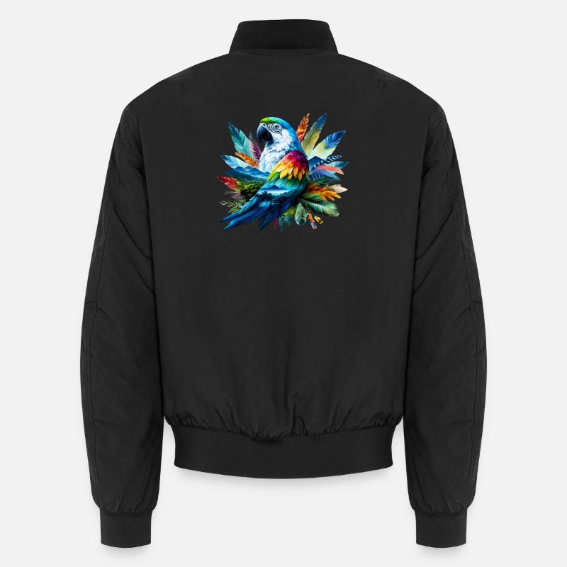 Papagei Unisex Bomberjacke
