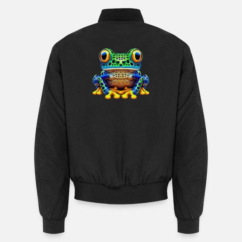 Frosch - Unisex Bomberjacke - Schwarz