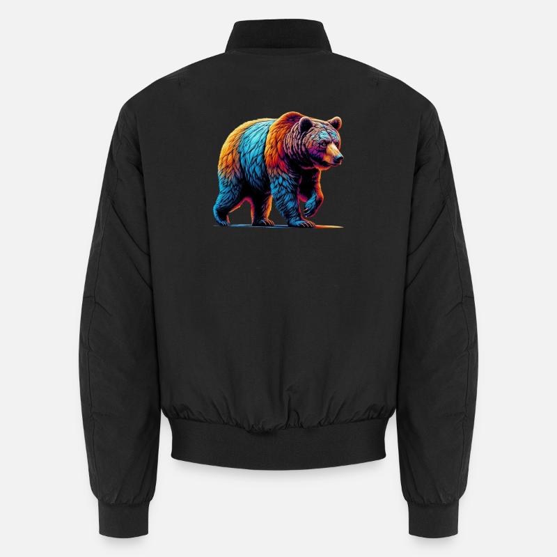 Bear Unisex Bomber Jacket