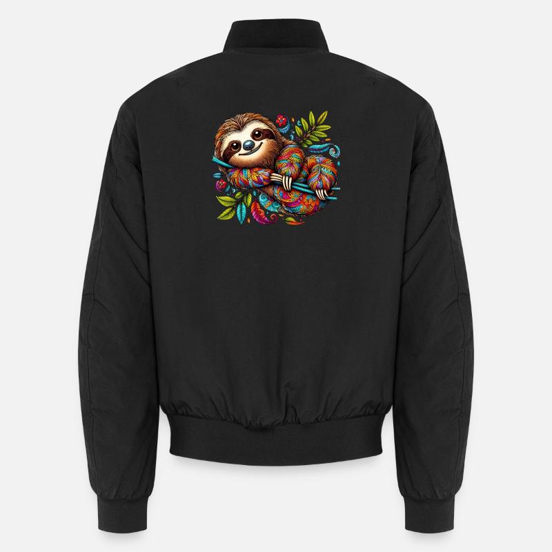 Sloth Unisex Bomber Jacket