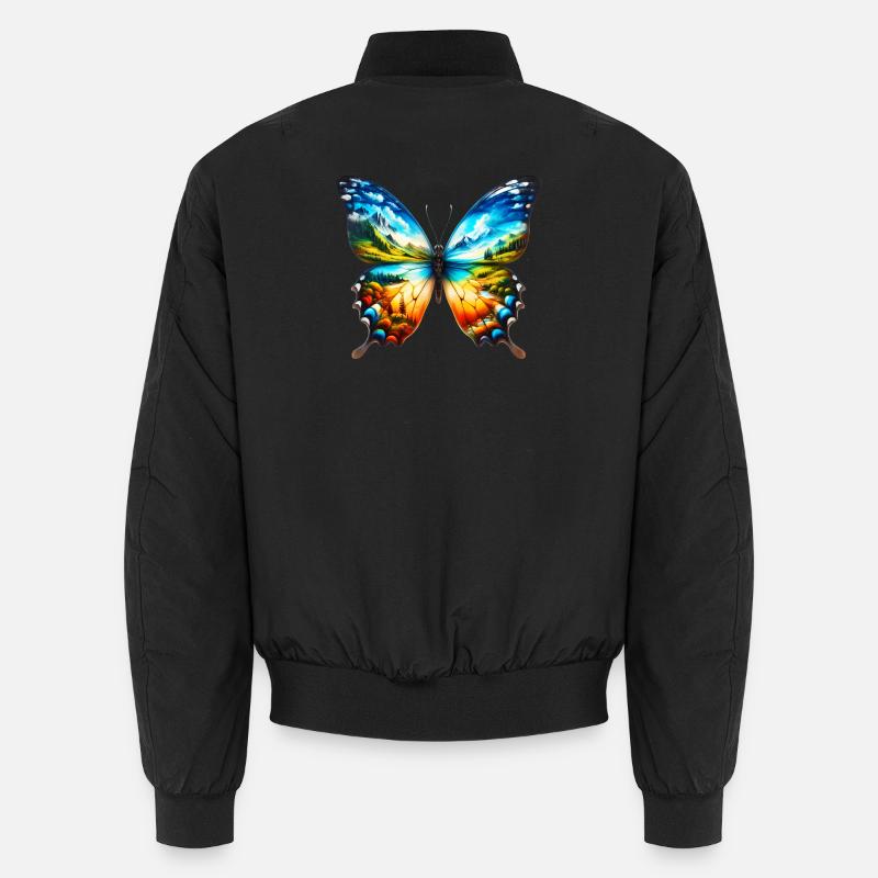 Schmetterling Unisex Bomberjacke