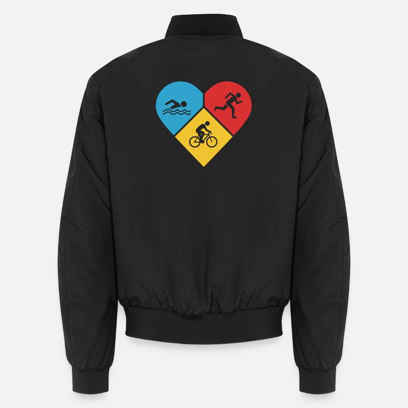 J’adore le triathlon Bomber unisexe