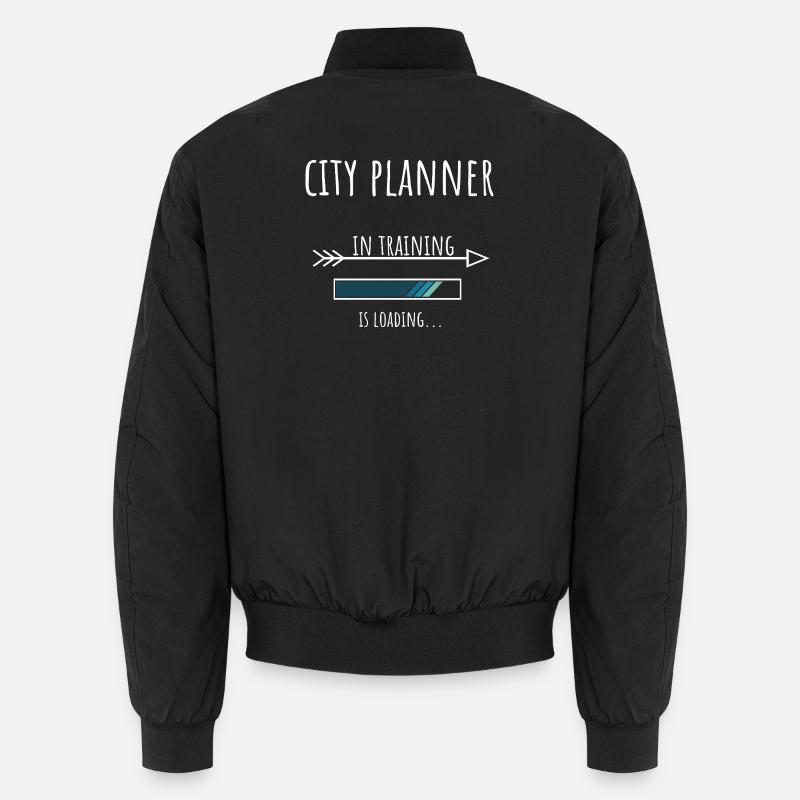 City Planner Geschenk Beruf Ausbildung Unisex Bomberjacke