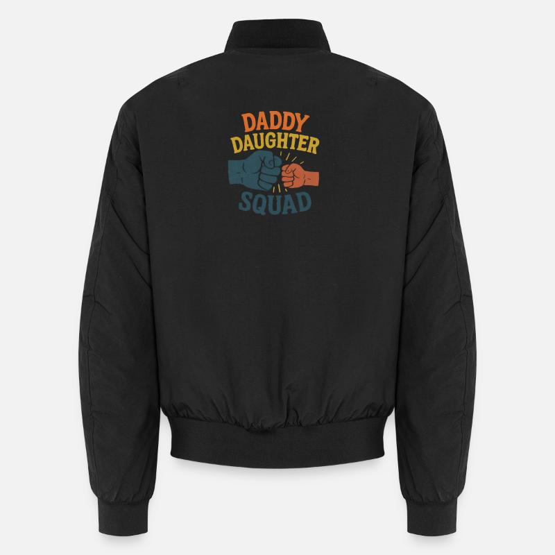 Daddy Daughter Squad Matching Father Daughter Unisex Bomber Jacket