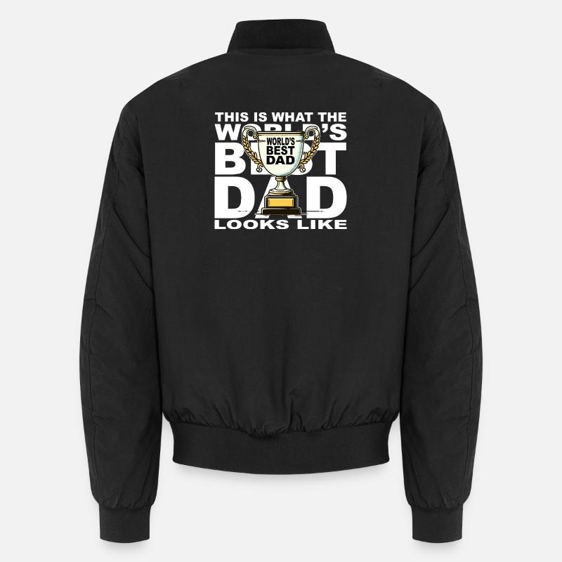 Bester Vater der World Trophy Unisex Bomberjacke