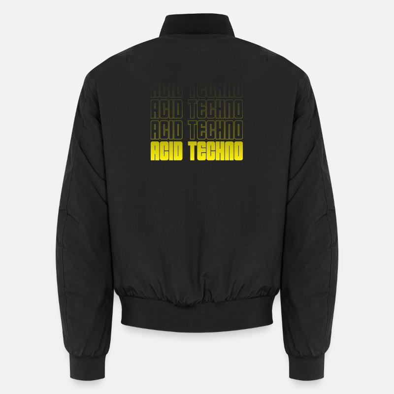 Acid Techno Wiederholung Gradient Unisex Bomberjacke