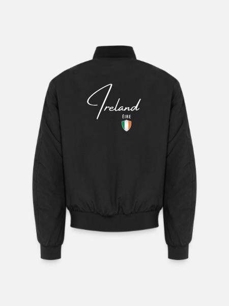 Irish Patriot, Irish Pride - Unisex Bomber Jacket - black