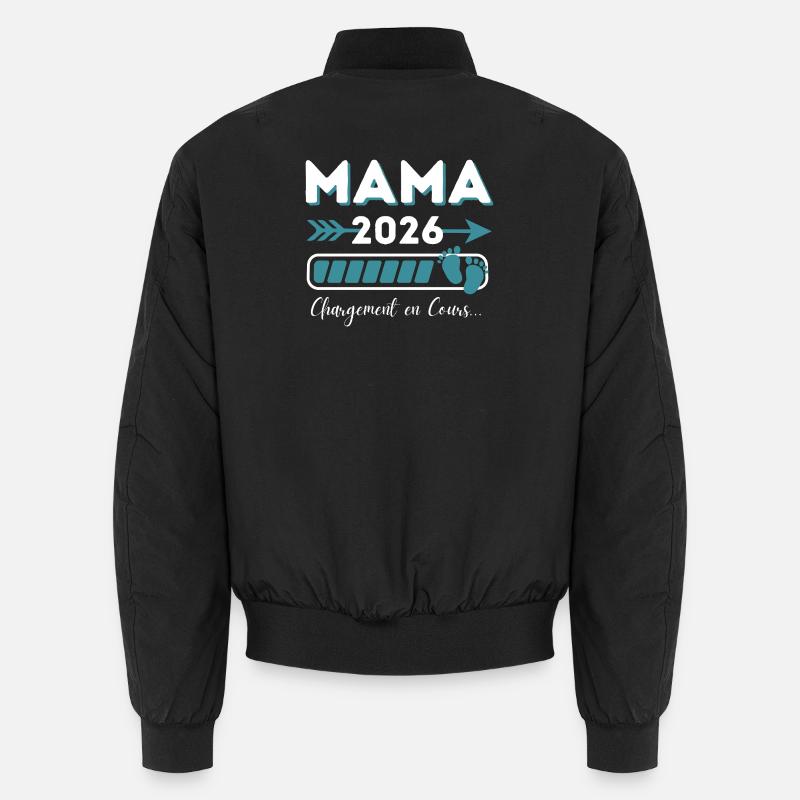 Mama 2026 Loading Modern Style Unisex Bomber Jacket