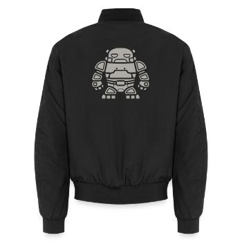 Golem - Unisex Bomberjacke - Schwarz - Hinten - AI Model Male 185 light (185cm)