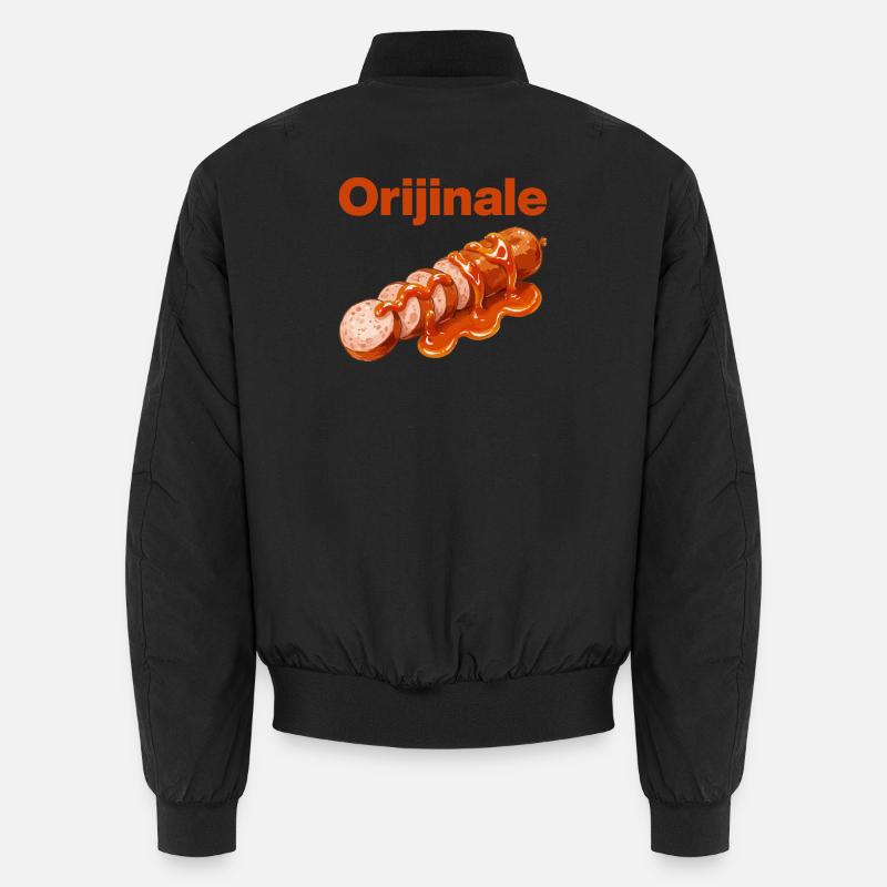 ORIJINALE CURRYWURST! - Unisex Bomberjacke - Schwarz