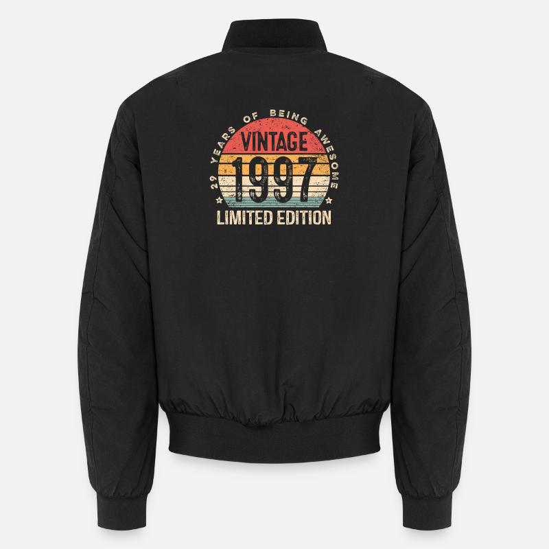 Vintage Est 1997 Limited Edition 29th Birthday Unisex Bomber Jacket