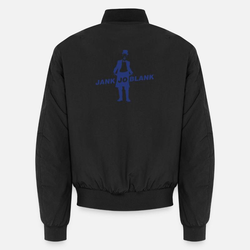 JANK JO BLANK - Unisex Bomber Jacket - black