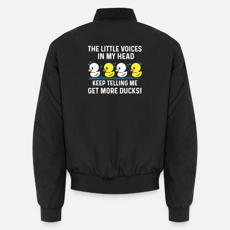Duck Chorus: Voices In My Head Unisex Bomber Jacket