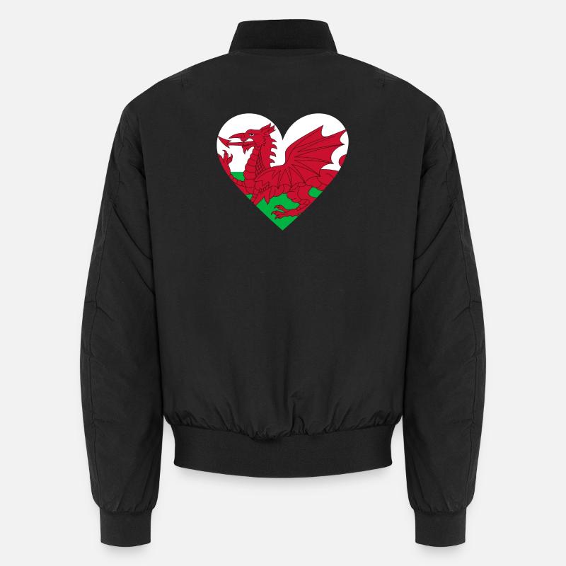 Wales Heart Unisex Bomberjacke